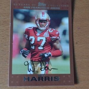 Football Autographed Card